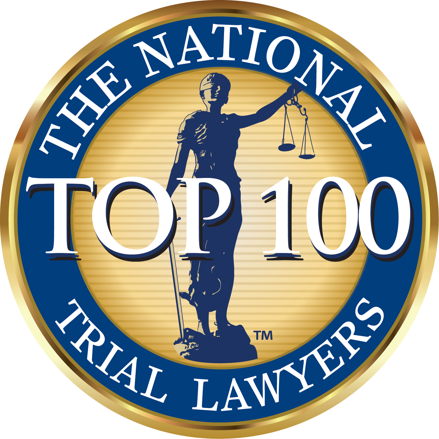 The National top 100 Trial Laywers award